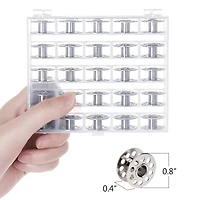 NEX™ Ready-To-Roll Stainless Steel Sewing Thread Bobbins Set