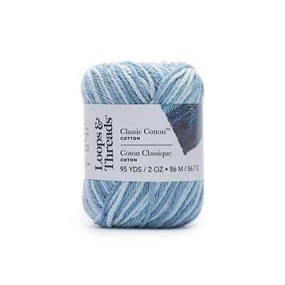 18 Pack: Classic Cotton™ Patterned Yarn by Loops & Threads