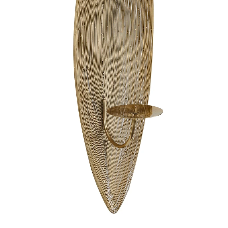 CosmoLiving by Cosmopolitan 23" Brass Contemporary Wall Sconce