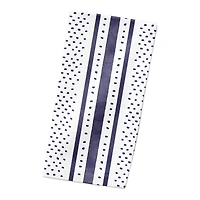 Stripes and Polka Dots 10" x 10" Poly Twill Napkin