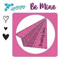 Sizzix® Framelits® Airplane Love Die & Stamp Set