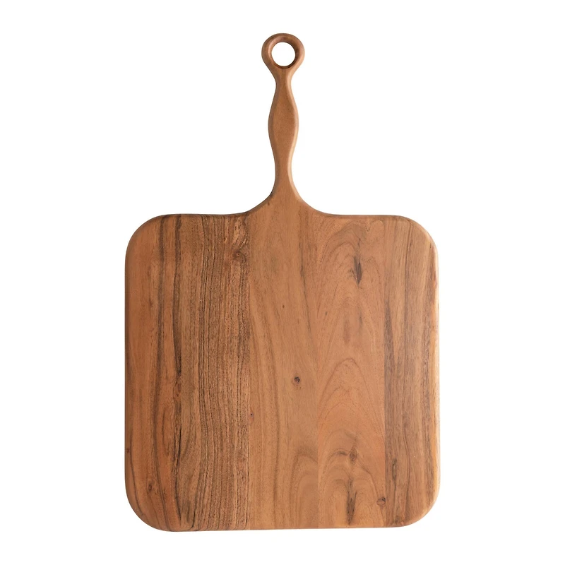 Hello Honey® Acacia Wood Square Cutting Board with Handle