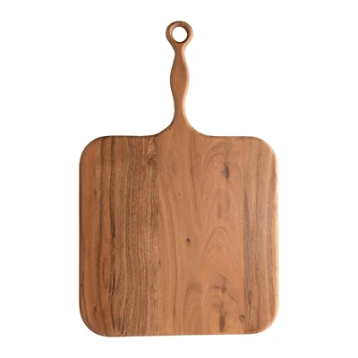 Hello Honey® Acacia Wood Square Cutting Board with Handle