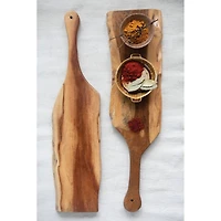 Hello Honey® 30.5" Mango Wood Cutting Board with Handle