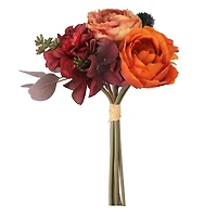 10" Red & Burgundy Mixed Flower Bouquet by Ashland®