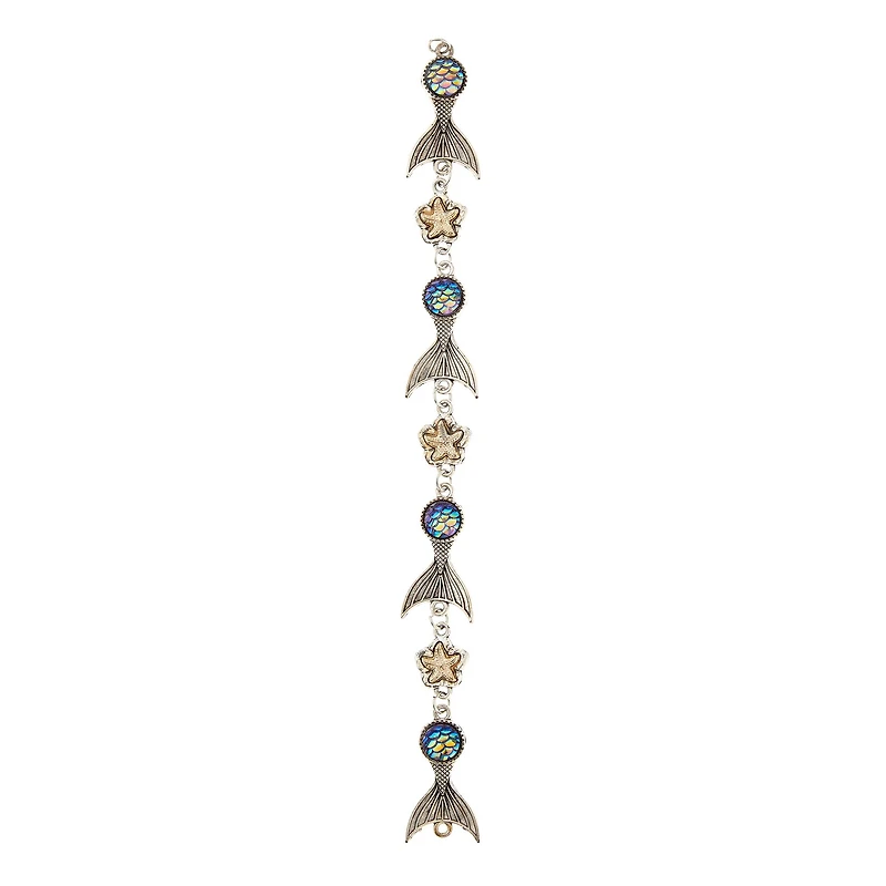 12 Packs: 7 ct. (84 total) Metal Mermaid Tail Charms by Bead Landing™