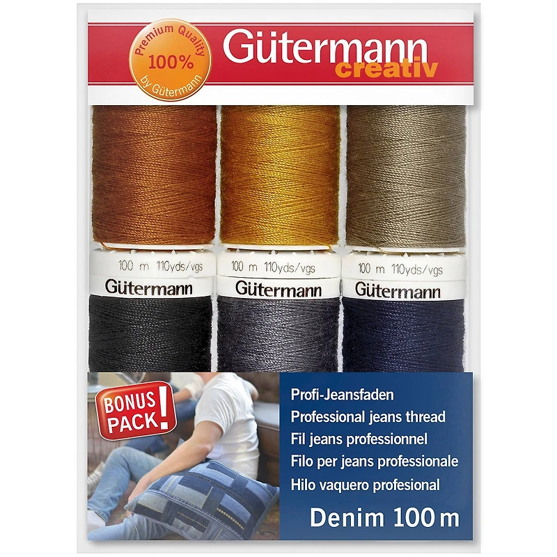 Gütermann Denim Sewing Thread Set