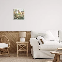 Stupell Industries Vibrant Flower Blossoms Rural Barn Wall Plaque Art