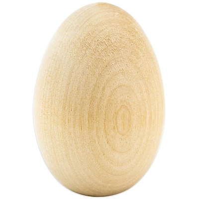 Hygloss® 2.5" Wooden Eggs, 12ct.