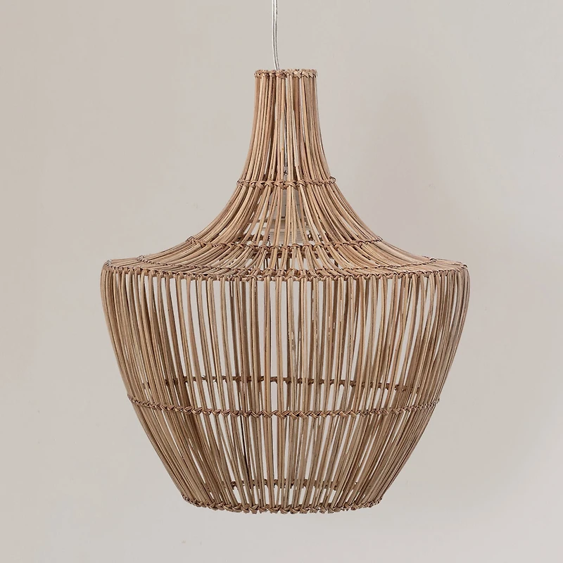 Hello Honey® Round Wicker Pendant Light
