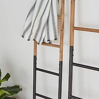 Brown Metal Industrial Ladder Set