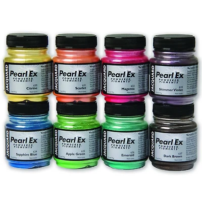 Jacquard Pearl Ex Chromatic Powdered Pigment 8 Color Set