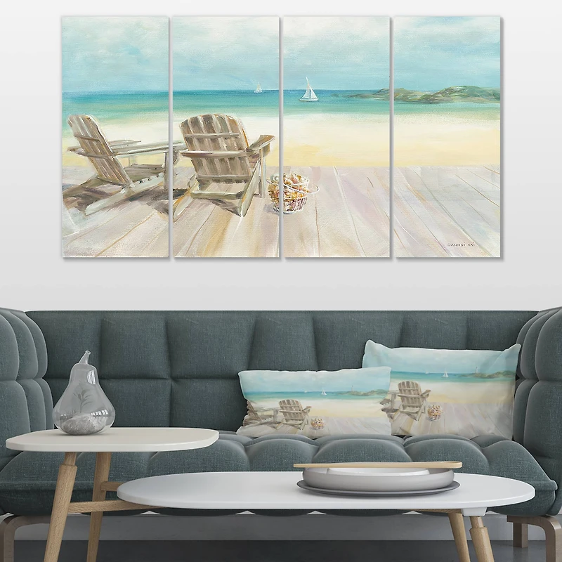 Designart - Seaside Morning no Window