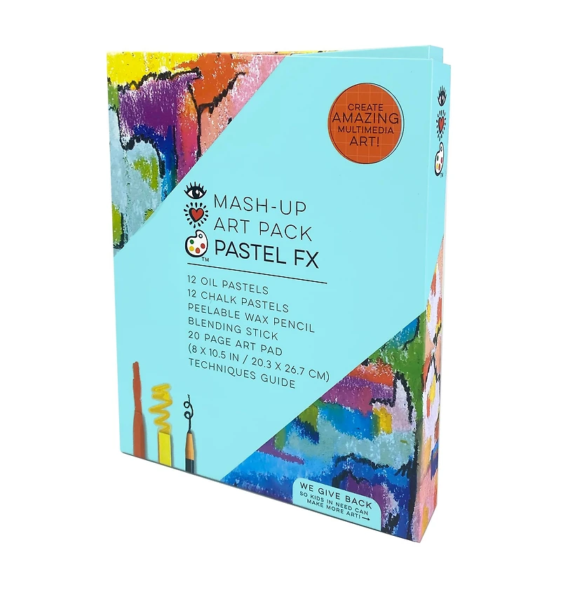 Bright Stripes Pastel FX Mash Up Art Pack