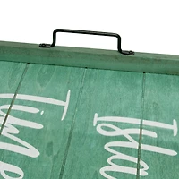 Elegant Designs™ 15.5" Island Time Serving Tray with Handles