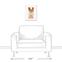 Midcentury Balance 12" x 16" Canvas Wall Art