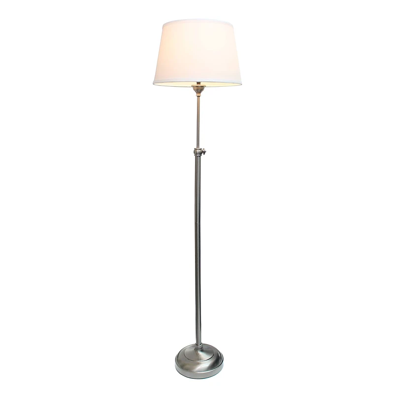 Lalia Home Brushed Nickel Extendable Lamp Set
