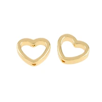 Gold Heart Bead Frames, 6ct. by Bead Landing™