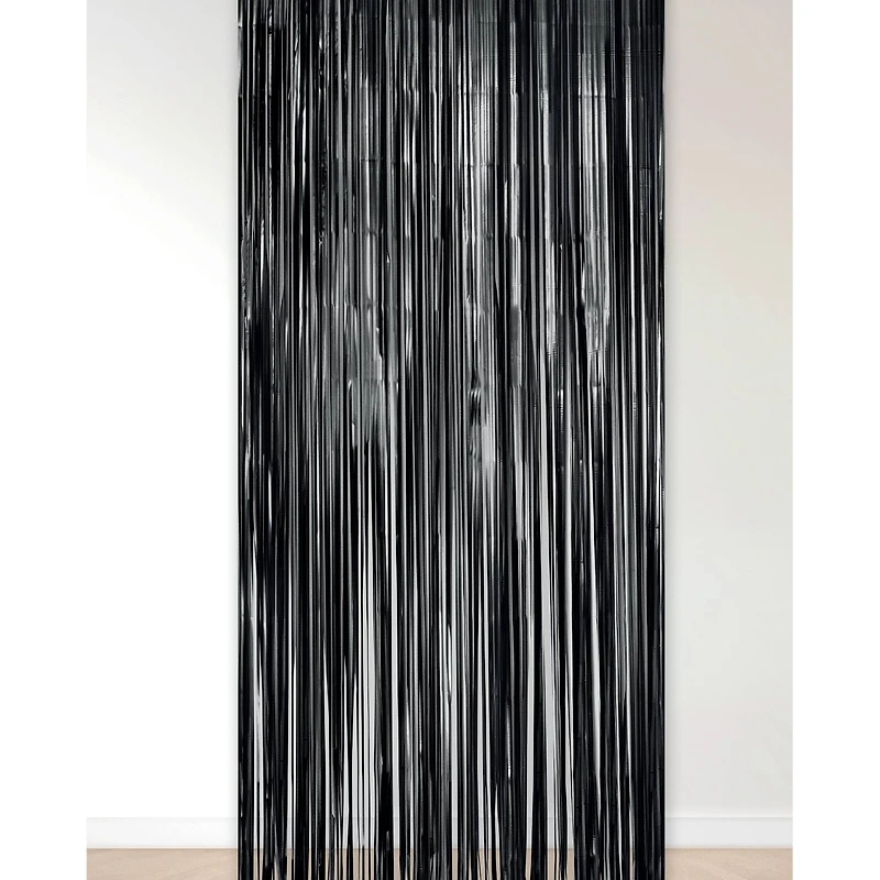 Black Fringe Curtain by Celebrate It™