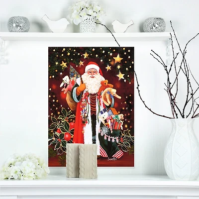 Designart - Happy Santa Claus Magic of Christmas
