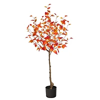 4ft. Potted Fall Birch Autumn Tree