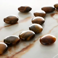 Tiger's Eye Oval Beads, 16mm by Bead Landing™