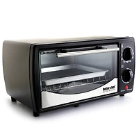 Better Chef 9L Black with Stainless Steel Front Toaster Oven Broiler