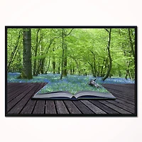 Designart - Open Book to Green Forest