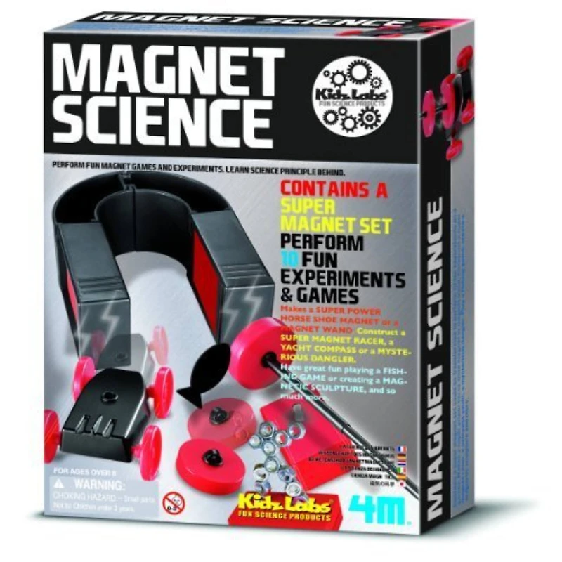 Toysmith® 4M 10 Magnetic Experiments & Games Magnet Science Kit