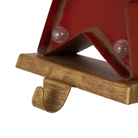 Glitzhome® 7" Marquee LED Star Stocking Holder Set