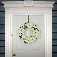 24" Cream Magnolia Flowers Wreath