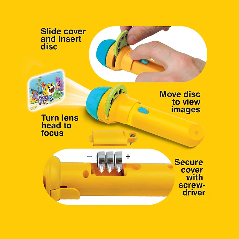 Brainstorm® Baby Shark's Big Show! Torch & Projector