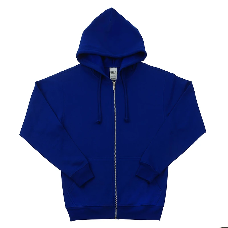 Unisex Adult Full Zip Hooded Sweatshirt by Make Market