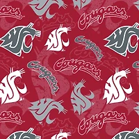 NCAA Washington State University Cougars Cotton Fabric