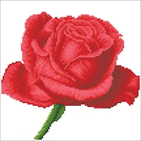 Diamond Dotz® Intermediate Rose Bud with Frame Diamond Painting Kit