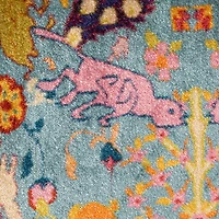 Hello Honey® 24" x 16" Floral Harmony Velvet Lumbar Pillow