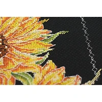 Abris Art Bright Sunflowers Counted Cross Stitch Kit