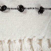 DII® Off White Woven Loop Throw