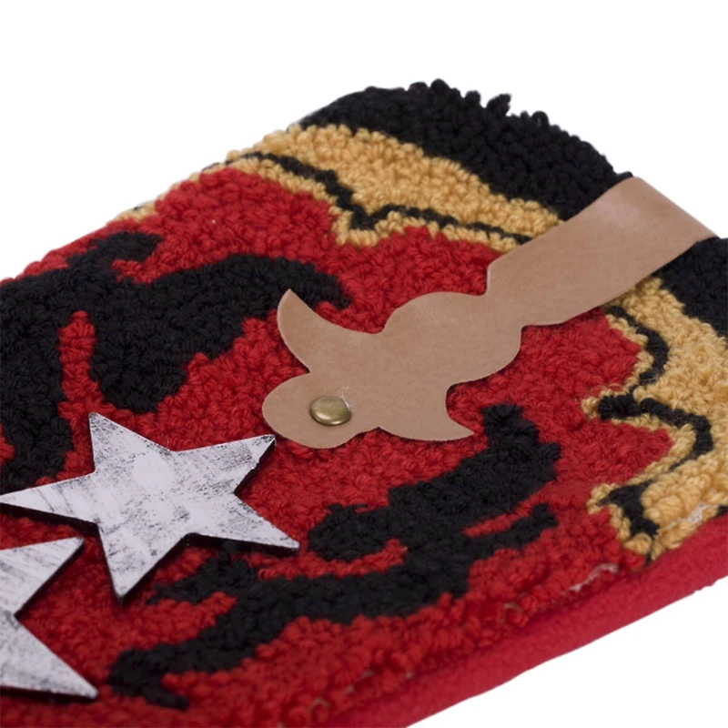 Glitzhome® 19" Red Boot Hooked Stocking