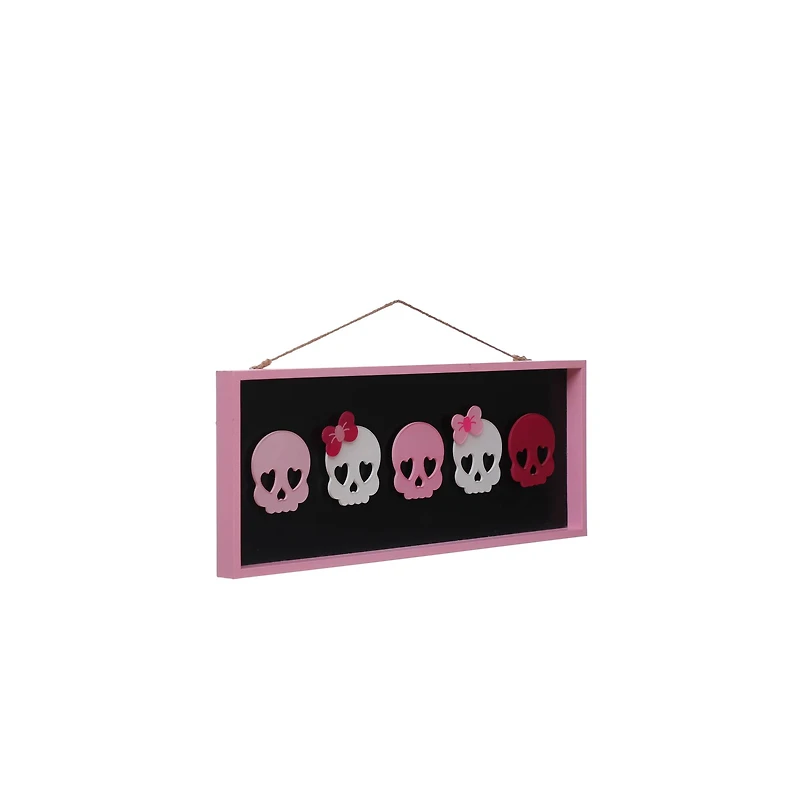 Pink & White Skulls Wall Décor by Ashland®
