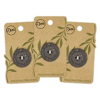 Dritz® 28mm Dark Brown Recycled Coconut Round Buttons, 3ct.