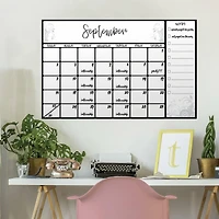 RoomMates Scroll Dry Erase Calendar Peel & Stick Decal