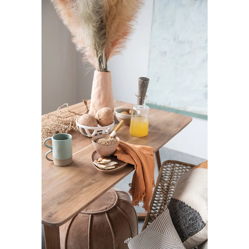 Hello Honey® 12" Glass Wine Decanter with Mango Wood Stopper