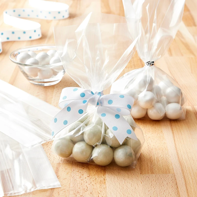 12 Packs: 50 ct. (600 total) Clear Treat Bags by Celebrate It®
