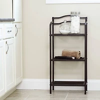 Household Essentials 3-Tier Metal Bathroom Storage Shelf