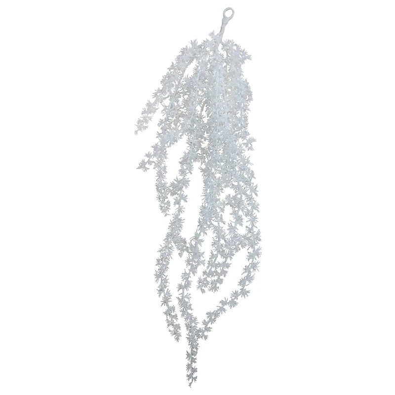 White Pine Artificial Christmas Hanging Bush