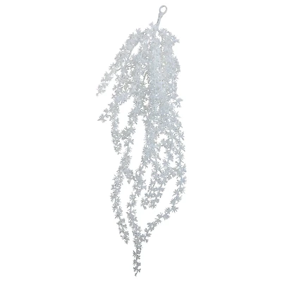 White Pine Artificial Christmas Hanging Bush