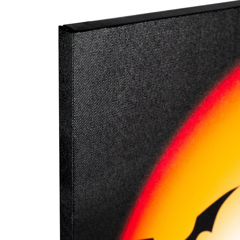 Bats & Jack-o-Lantern LED Canvas Wall Art