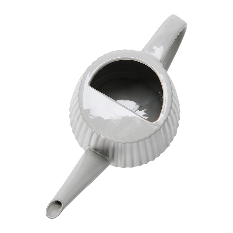 Hello Honey® 5" Quart Stoneware Watering Can with Reactive Glaze Finish