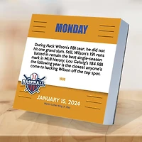 TF Publishing Sports Facts & Trivia Daily Desktop Calendar